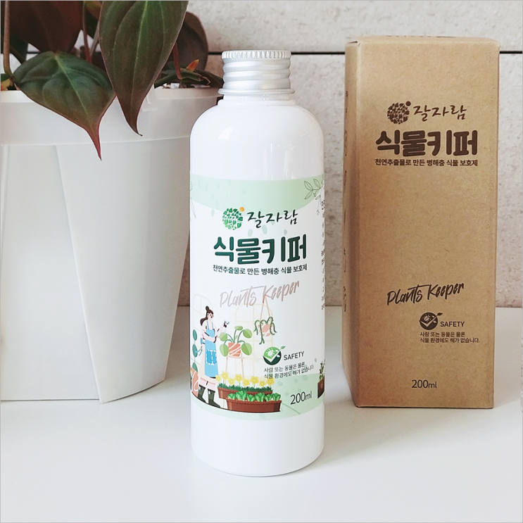  깍지벌레약 잘자람 식물키퍼 화분 흙 벌레 퇴치