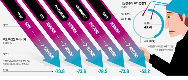 '긁지 않은 복권'인 줄 알았더니…2030 개미들 '쪽박'