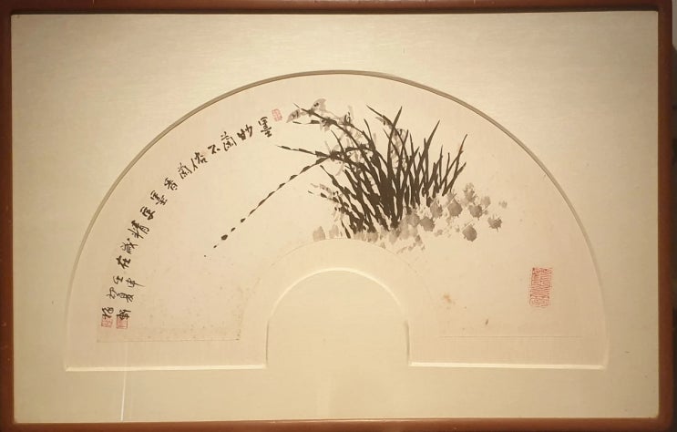  [동양화/그림] 매헌 동양화 한국화 문인화 액자(75×49cm)