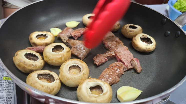  한우쇼핑몰 바른제주고기에서 부채살 사서 고기앞으로
