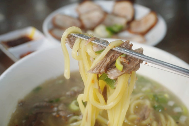  울산 고기국수 진한 국물과 고기가 가득!! 태화동 맛집 태화국수