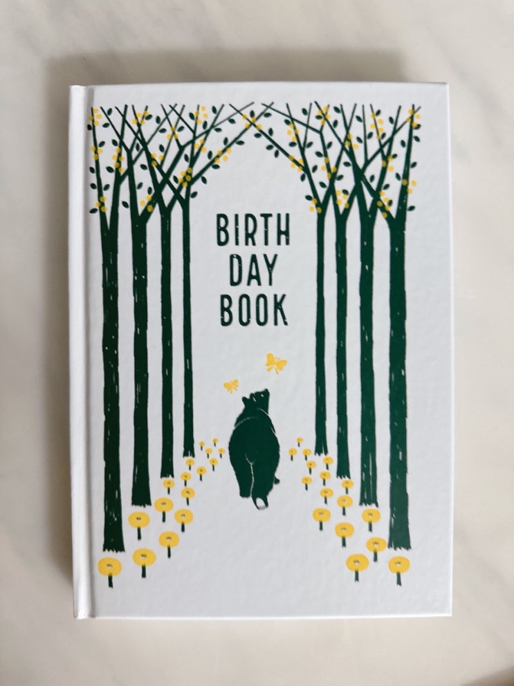  BIRTHDAY BOOK, 1세부터 20세까지 우리 아이 생일 다이어리, 생일책