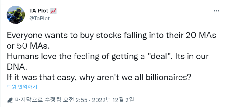  Deal feeling - 20MA/50MA