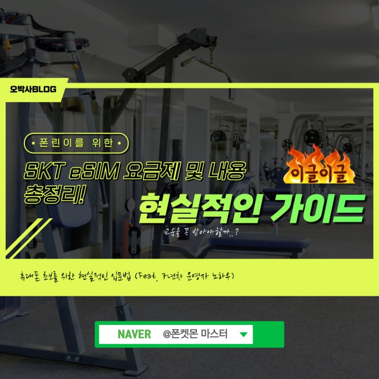  <SKT> eSIM의 모든 것! <1분 만에 총 정리!>