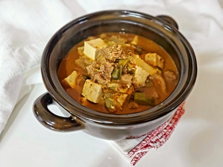  백종원 소고기된장찌개 만들기.시골된장으로 맛있는 된장 짜글이 만들기. 밥 한 공기 뚝딱! 밥도둑 된장찌개