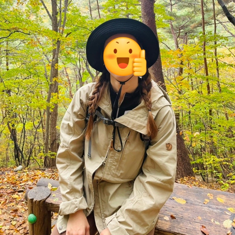 스웨덴의 감성을 담은 피엘라벤 등산 바람막이 자켓 샌드 스톤 M사이즈