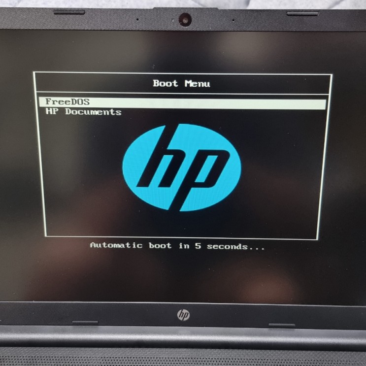 HP 노트북 프리도스 윈도우 설치 방법 (HP 15S-EQ3043AU)