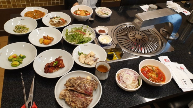  기흥맛집 용인회식장소 30년 전통 농우본수원갈비 추천해요.