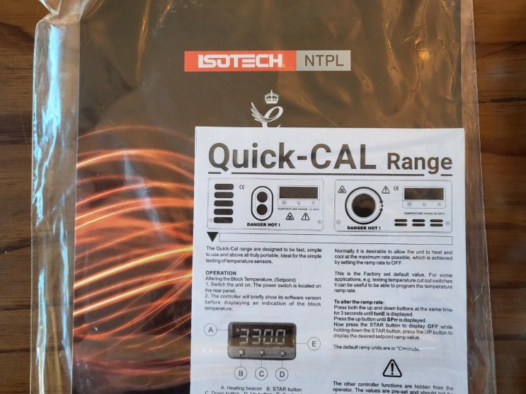  ISOTECH BLACKBODY 550-02 QUICK-CAL 흑체로 제품 리뷰