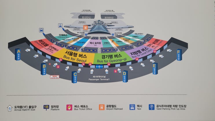  인천공항 버스 타는곳과 인천공항 주차요금