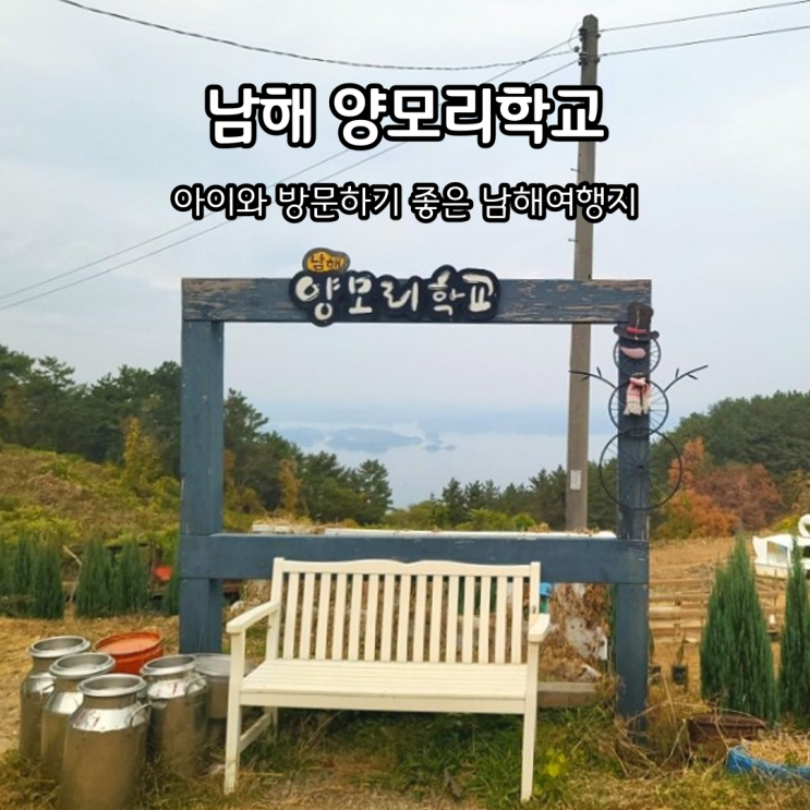  남해 양떼목장 양모리학교 입장료