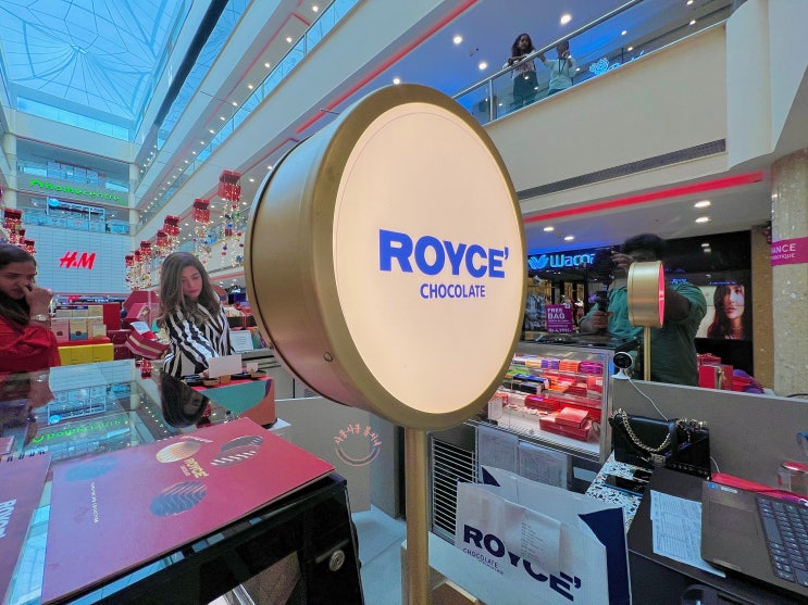  인도 첸나이 로이스 초콜릿, ROYCE CHOCOLATE in EA mall