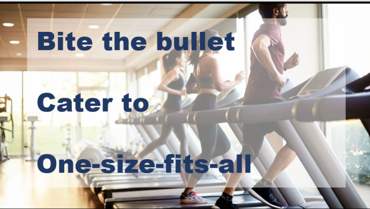  22.12.1 파워잉글리쉬 Joinning a high-end Gym [bite the bullet, cater to, one-size-fits-all]