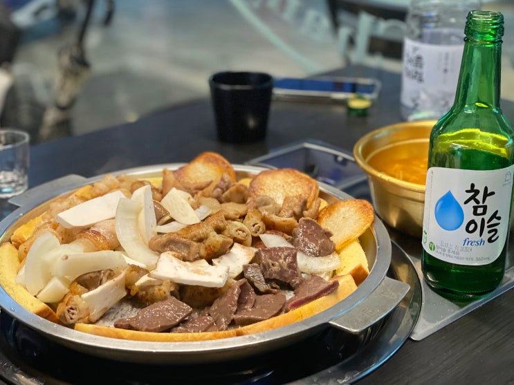  용인 동백동 맛집 / 용구곱창에서 한우삼창구이