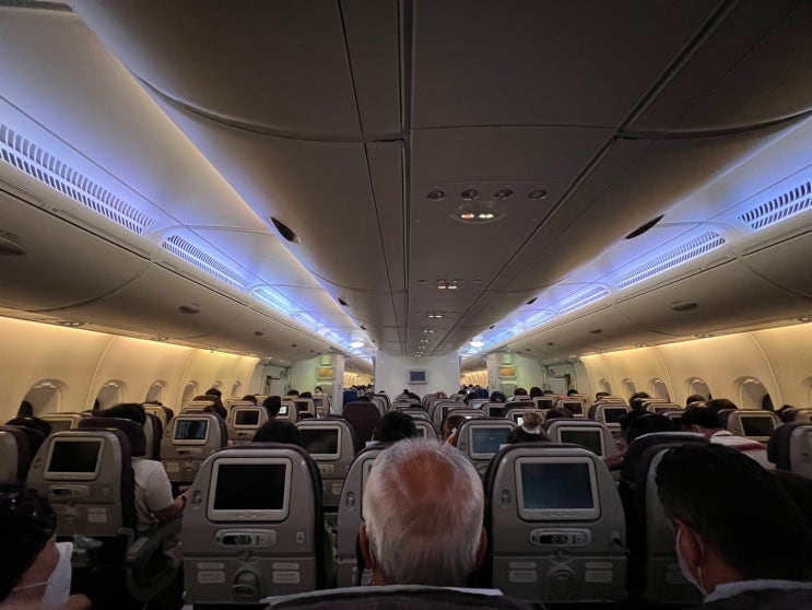  [탑승기] 대한항공 KE658 방콕/수완나품 - 서울/인천 A380-800 탑승 후기! 한국 입국 Q코드 작성방법!