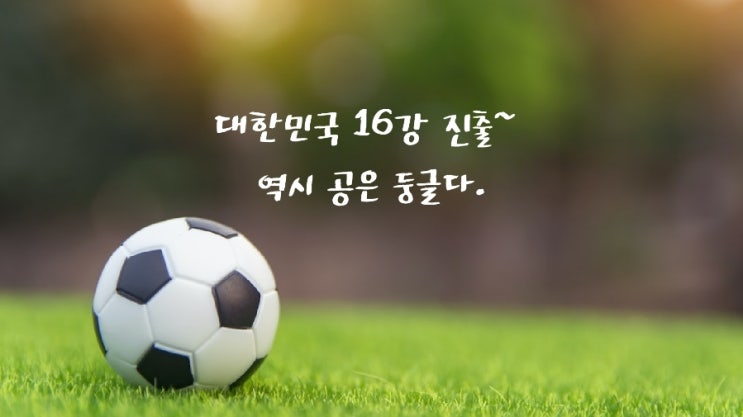  대한민국 16강 진출.. 대박~