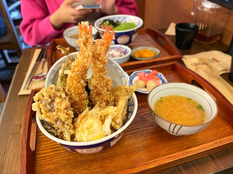  부산 수영역 따끈따끈한 텐동 신상 일식 맛집 쇼쿠지