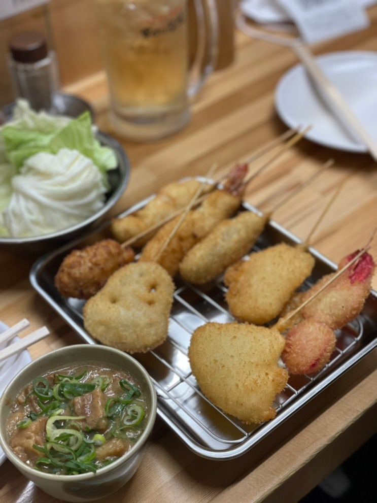  일본여행, 오사카 신세카이 ‘쿠시카츠 오지 Kushikatsu-Oji’