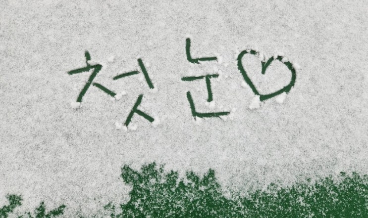 우와 첫 눈이다 우와 첫 눈이다
