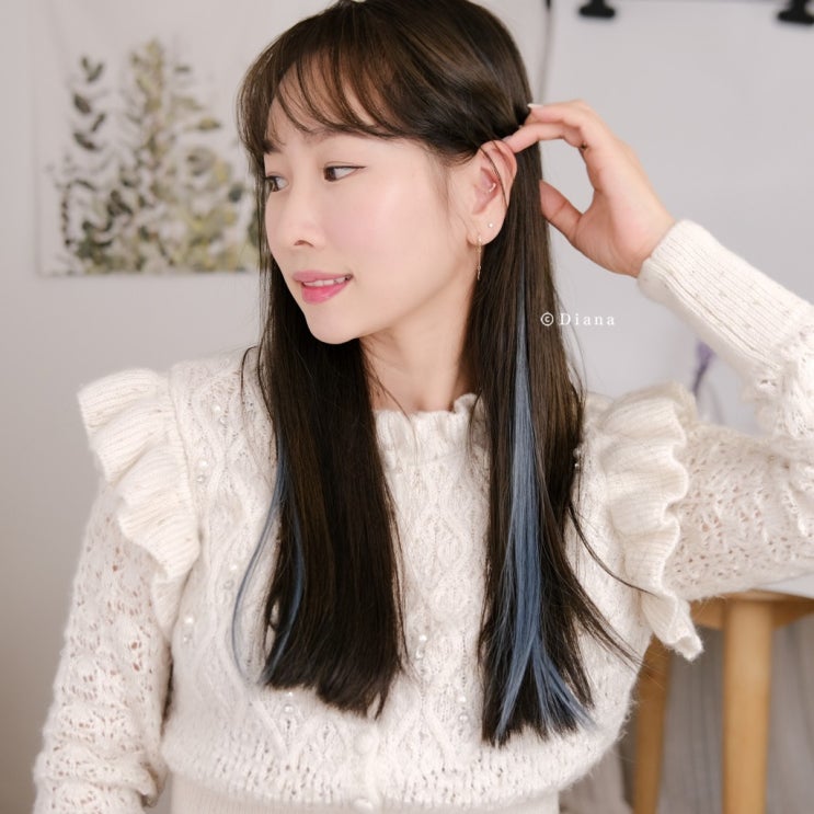 다이소 헤어피스 긴머리 헤어브리지 셀프 붙임머리 해봄 다이소 헤어피스 긴머리 헤어브리지 셀프 붙임머리 해봄