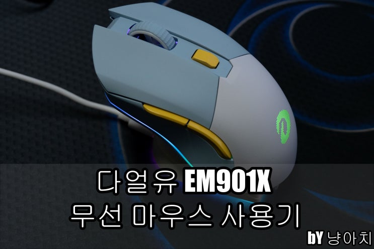 다얼유 EM901X 무선 게이밍 마우스 사용기