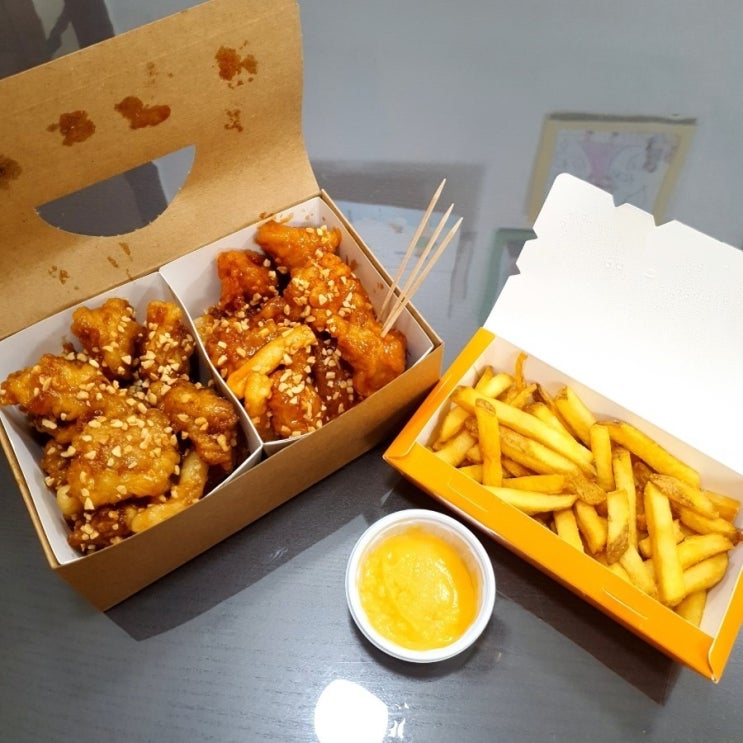  우장산닭강정 맛집 와삭바삭닭강정 우장산역점