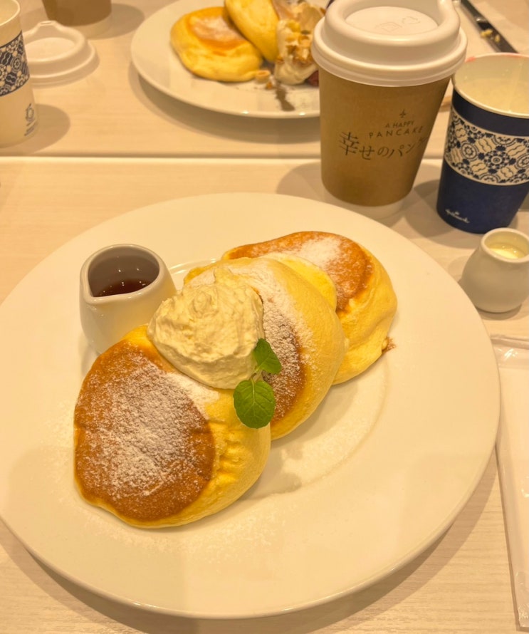  일본 오사카 디저트) 시아와세노 a happy pancake 방문기