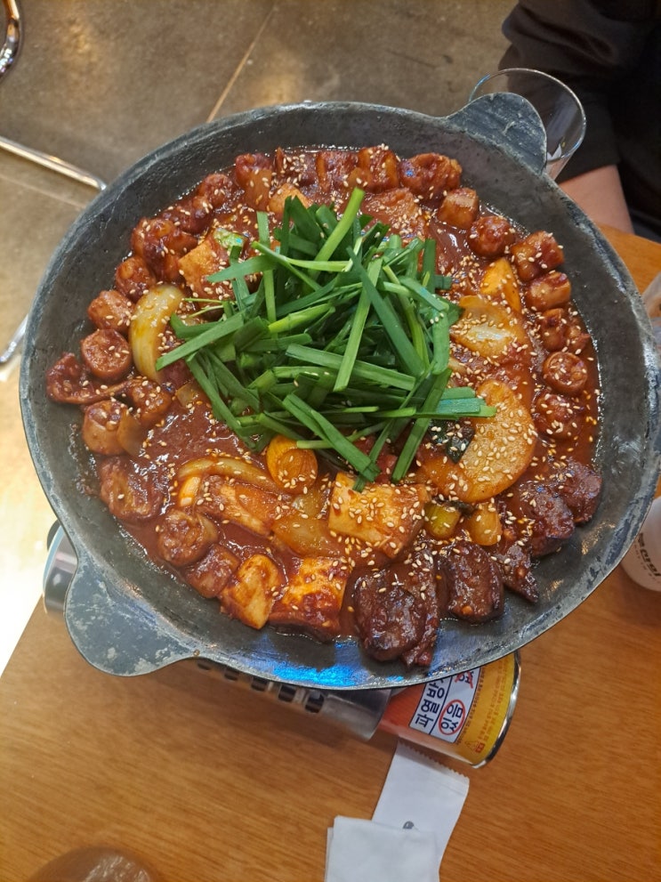 모란맛집 부산의밤에서 부산식 양념 대창+볶음밥(feat. 대선)