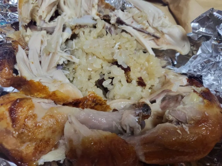  [동탄맛집] 찹쌀가득 전기구이통닭 맛집 '이한량통닭' 에서 포장