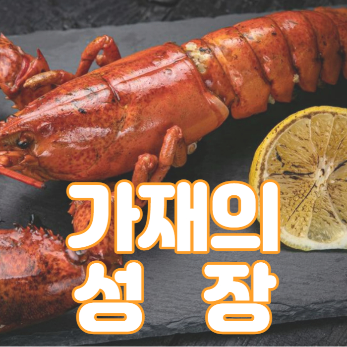  가재의 성장