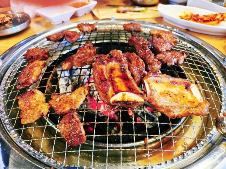 양주 나리공원 맛집  사랑채숯불갈비 가성비 좋은 고기집