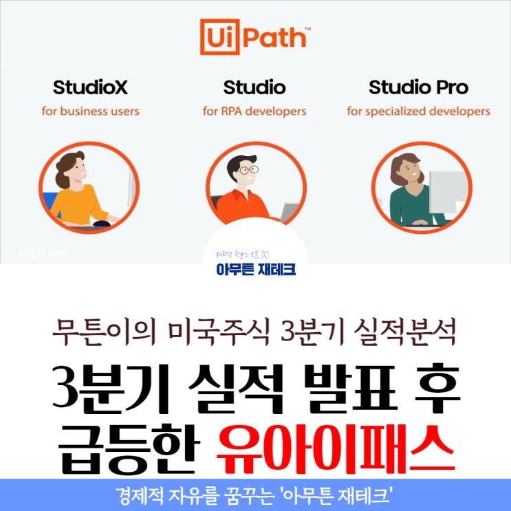  유아이패스(PATH) 3분기 실적 발표 : 흑자 달성으로 주가 12% 상승