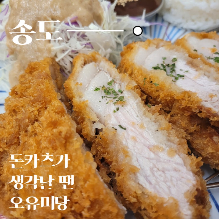  송도에 돈가스가 맛있는 집 오유미당 트리플점