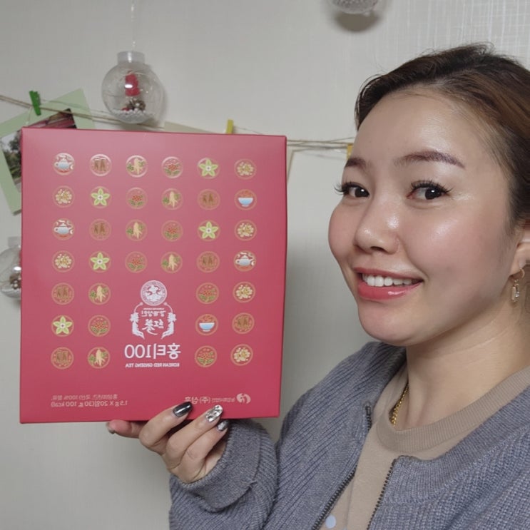  강개상인 홍티100 홍삼차로 힐링해요!