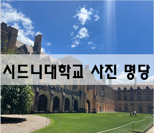  시드니대학교, 빅토리아공원 산책하기 포토존[호주여행]