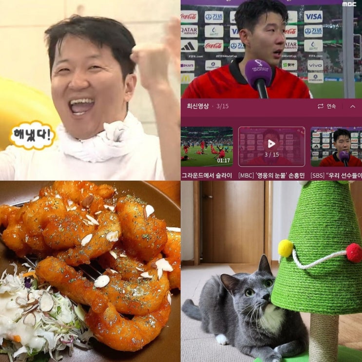  월드컵 16강 진출이라니..⁉️/용암동 조개전골 맛집 산더미/해장국 본가감자탕해장국/동남지구 안주맛집 대동집/초밥 미카도스시/율량동 술집 적적