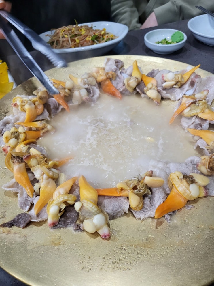  갈삼구이 복이있는202갈삼 부산명지 용원cc맛집 갈미조개샤브샤브