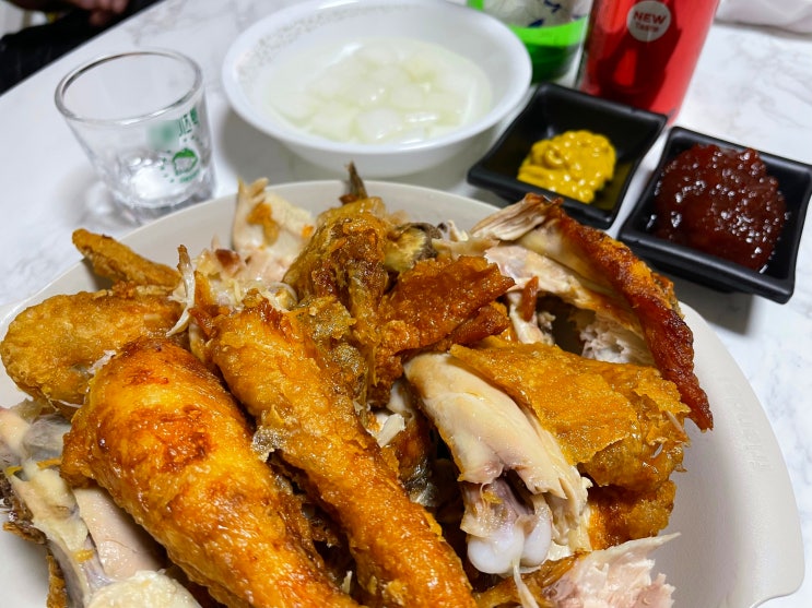  [닭둥지치킨앤강정] 중랑역 동부시장 옛날통닭 맛집