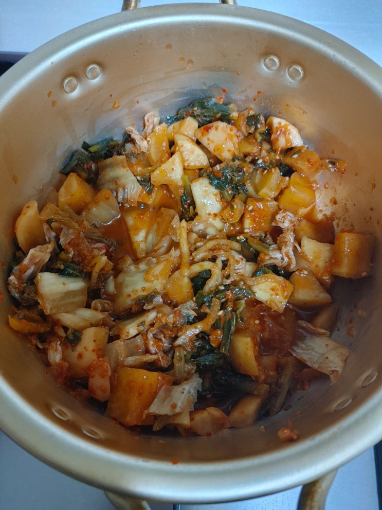  추운겨울날씨에 딱인~콩비지찌개 로 맛있는 일요일 저녁식사