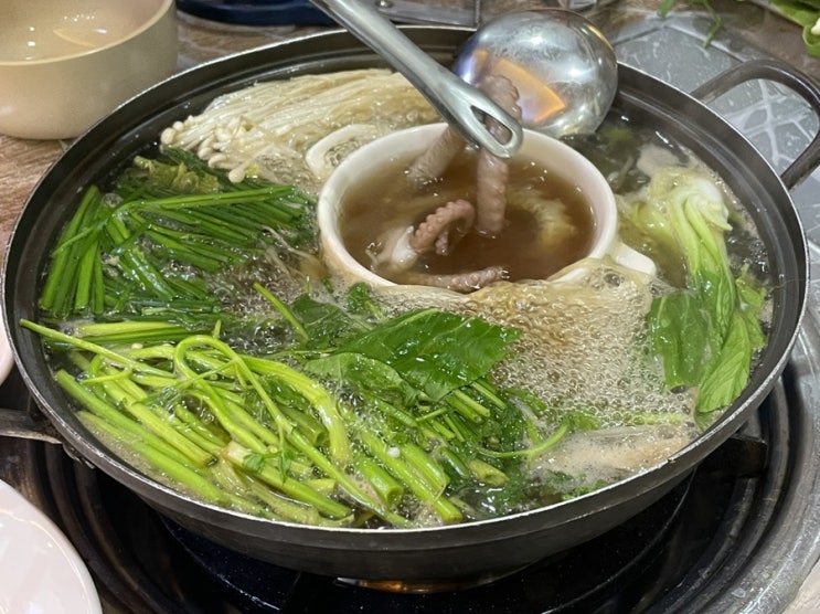  목포 여행코스 몸보신 낙지샤브샤브 백경 솔직후기.