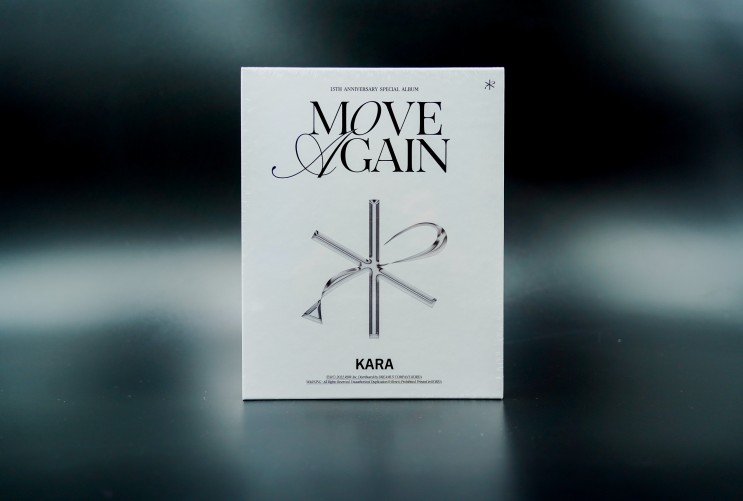 카라(KARA),15주년 기념 컴백 앨범15th Anniversary Special Album "MOVE AGAIN" (&lt;WHEN I MOVE&gt;)앨범 언박싱 / 코멘트