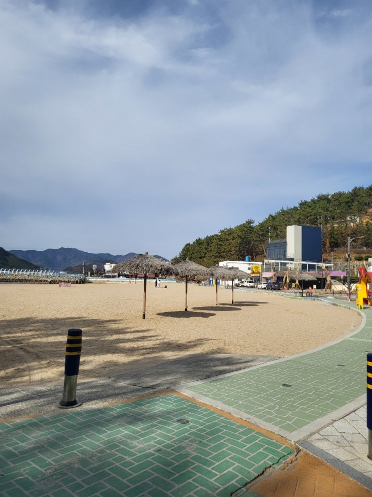  해안산책로가 예쁜 광암해수욕장
