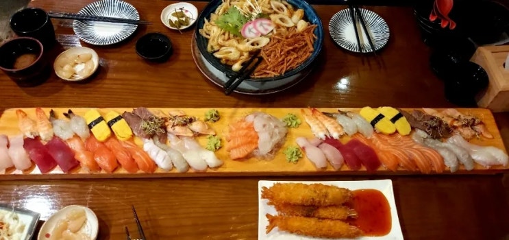  대화 스시윤 초밥 우동 맛있는 집