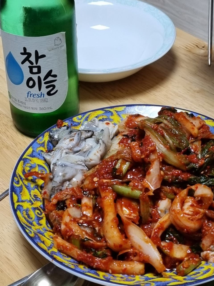 김장김치 하는날, 김장매트 후기, 굴보쌈 먹기