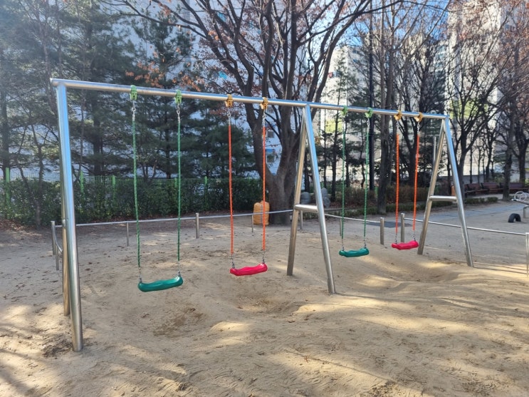  [날개스포츠] 성남단대초교 그네줄 교체, 그네안장 교체 작업
