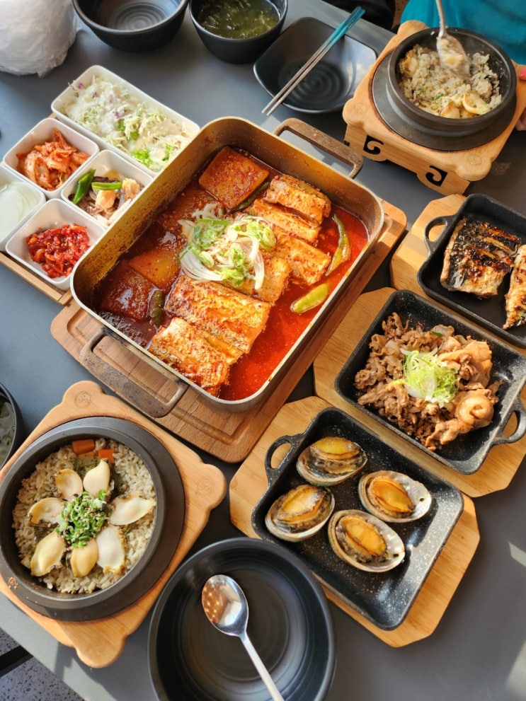 [제주 성산 현지인 맛집] 종달수다뜰 푸짐한 제주 갈치조림 한상