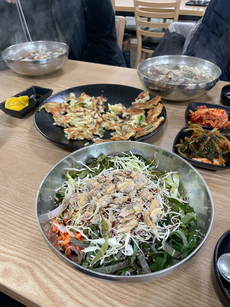  보령 바지락 비빔칼국수 가성비 맛집 : 장벌바지락