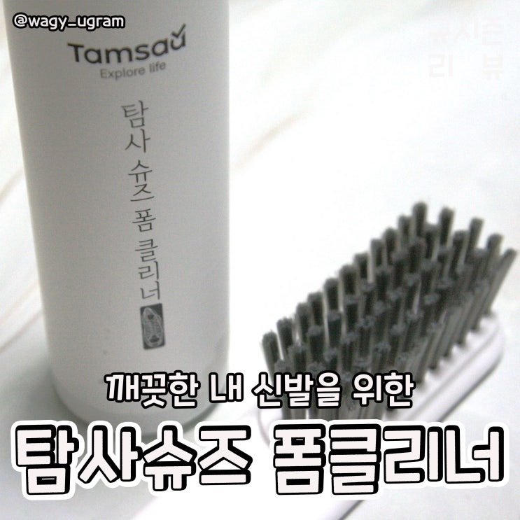  신발 클리너 탐사 슈즈 폼 클리너 리뷰