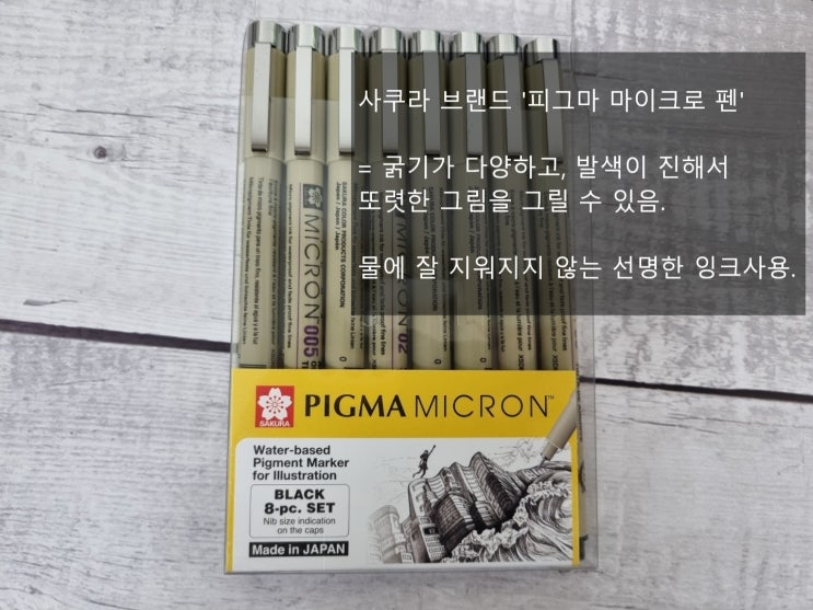  드로잉펜 사쿠라 피그마 마이크론