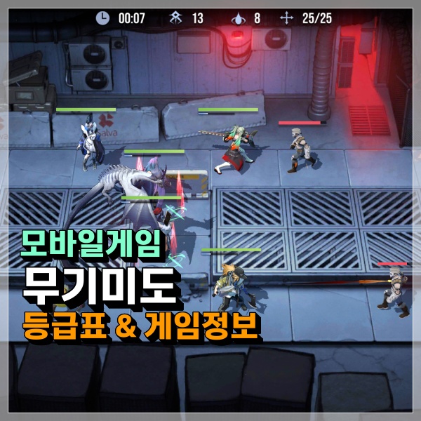  무기미도 등급표! 직업별 티어표 알고 공략 시작하자!